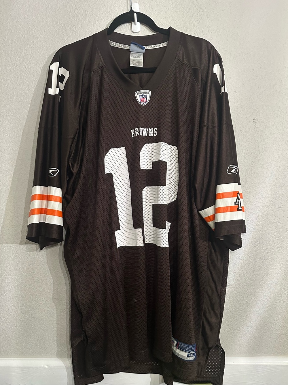 🏈🏈🏈Reebok Cleveland Browns #12 Football McCoy Jersey